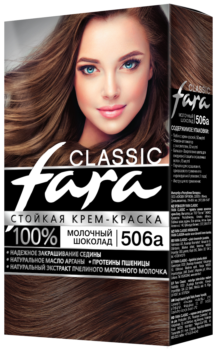 Краска д/волос Фара 506 А Молочный Шоколад