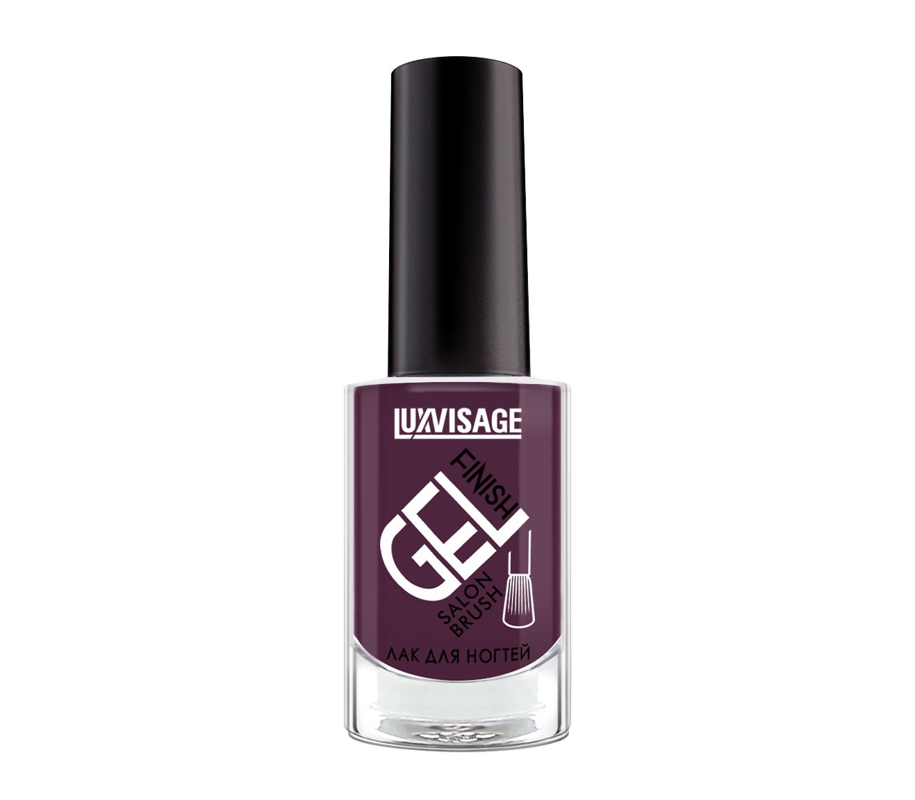 LuxVisage Лак GEL finish тон 03 Черный виноград