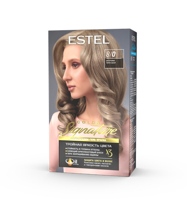 ESTEL COLOR Signature Стойкая крем-гель  д/в тон 8/0 Капучино