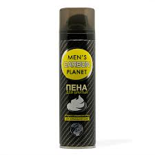 Пена для бритья MENS Planet CARBON для чувствительной кожи 200мл
