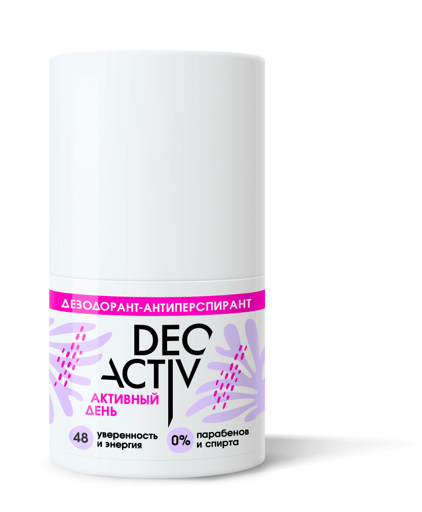 Део Актив Дезодорант-антиперспирант Активный день, 50 мл
