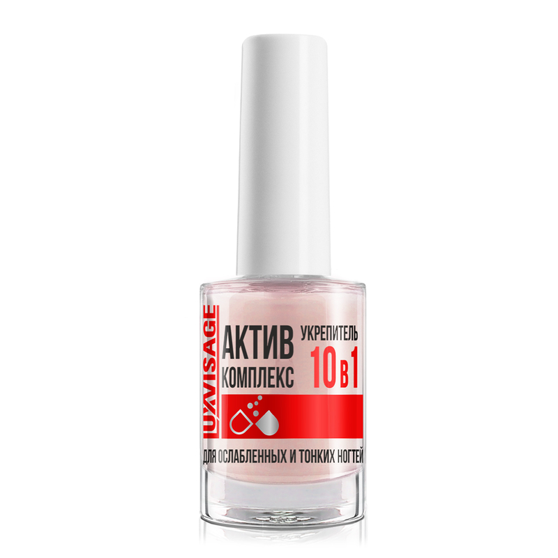 LuxVisage  Укрепитель  Актив Комплекс 10в1 д/ослабл и тонк ногтей