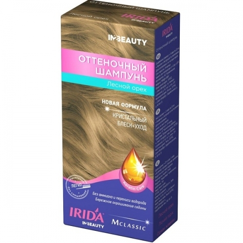 IRIDA-Шампунь оттен. Лесной орех 75м