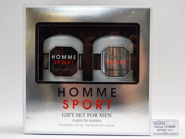 ФестиваПН HOMME SPORT мужской (Шампунь 250мл+Гель д/душа 250мл)