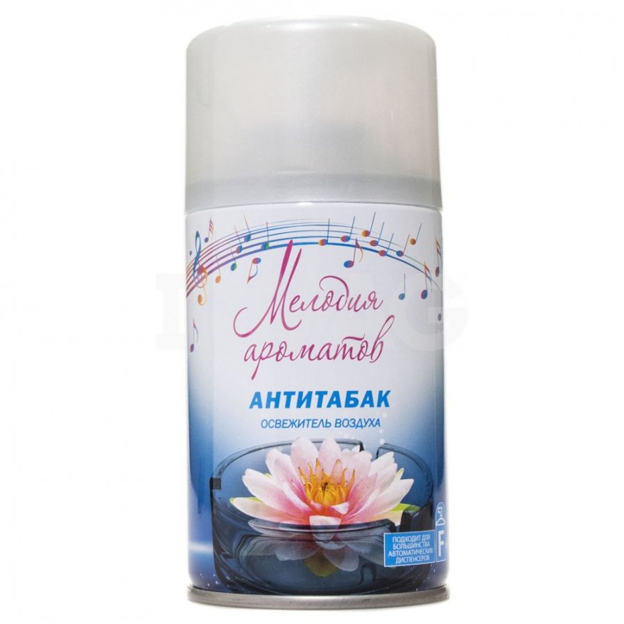 Освежитель Мелодия ароматов(СМЕННЫЙ БЛОК) Антитабак 230мл /12шт в кор