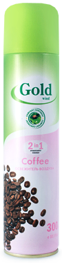 Освежитель GOLD WIND Coffee 300мл /12шт в кор
