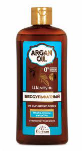 Ф Argan oil  Шампунь бессульфатный против выпадения 400мл