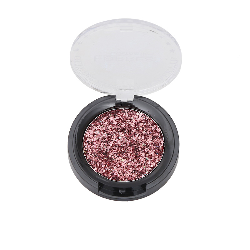 Farres Тени для век 1231 MIXX "Glitter" (крупные блестки) тон 06 глубокий карминный