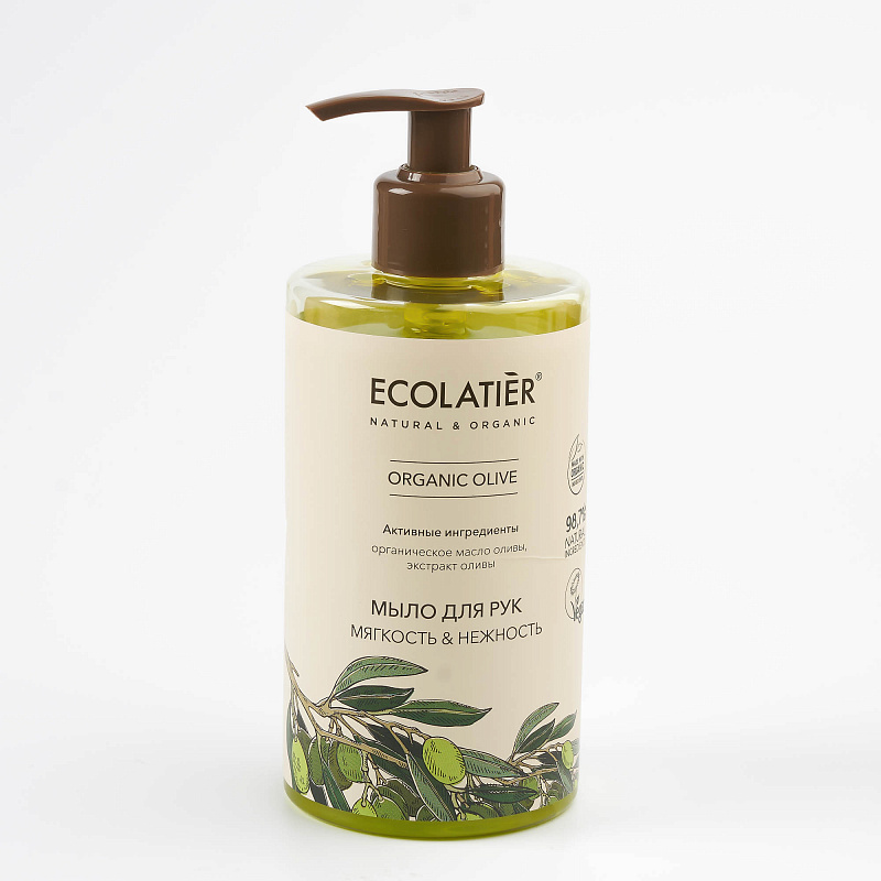 ECL GREEN Мыло д/рук Мягк. & Нежн. Серия ORGANIC OLIVE, 460 мл