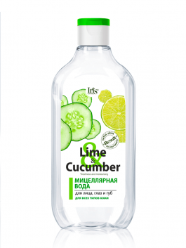 IRIS Lime&Cucumber Мицеллярная вода д/лица,глаз и губ увлажняющая д/всех тип.кожи 500мл