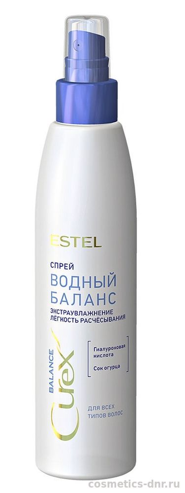 CUREX AQUA BALANCE Спрей"Водный баланс"д/всех типов волос 200мл