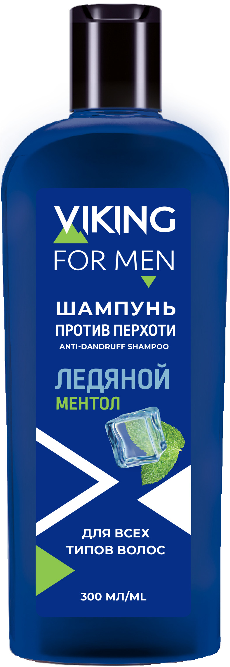 Viking: Шампунь п/перхоти Ледяной ментол 300мл