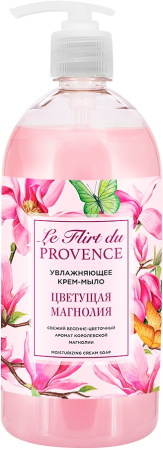 Le Flirt 1000мл Увлажняющее крем-мыло Цветущая магнолия