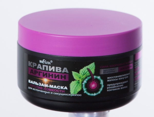 БЕЛИТА Крапива Аргинин  Бальзам-маска против ломкости и секущихся волос 350м