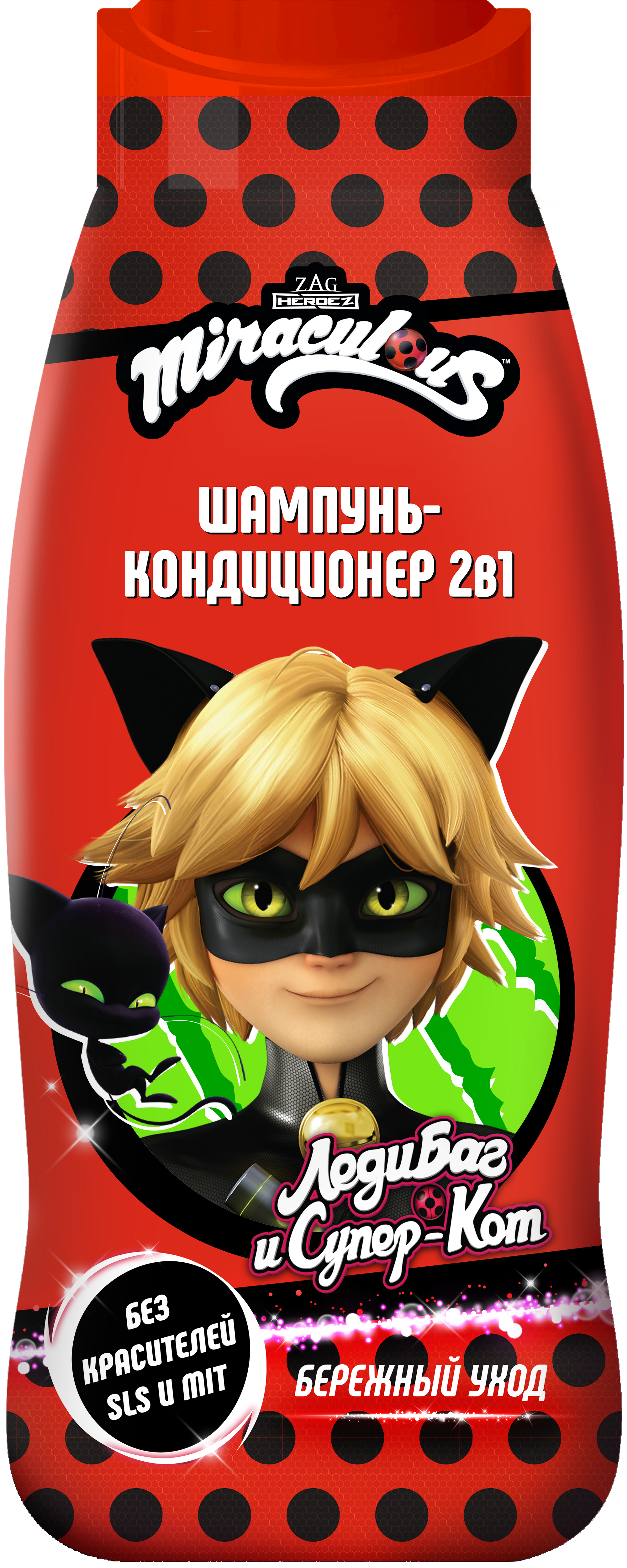 ЛЕДИ БАГ Шампунь-кондиционер 2в1 Супер Кот 400мл
