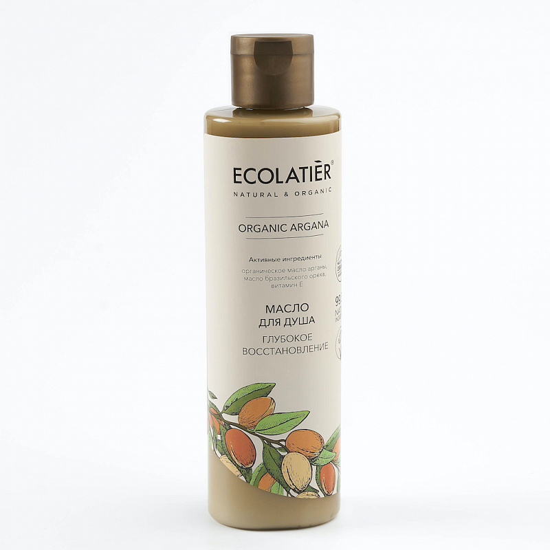 ECL GREEN Масло д/душа Глубок. восстан. Серия ORGANIC ARGANA, 250 мл