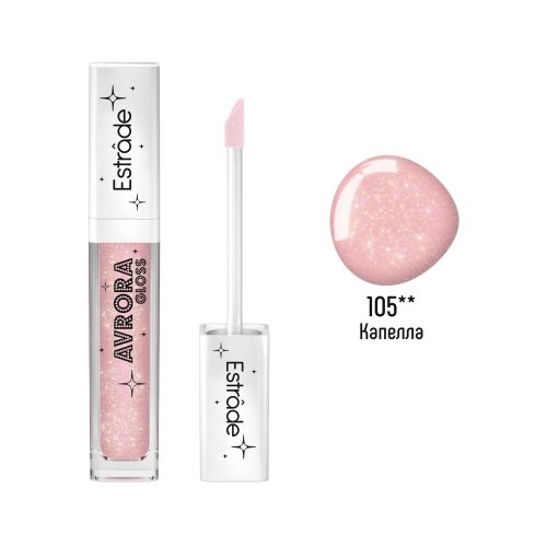 ES Блеск для губ мерцающий Avrora 105 Капелла