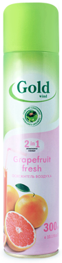 Освежитель GOLD WIND Grapefruit fresh 300мл /12шт в кор