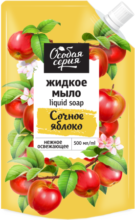ОС Мыло Дой-пак 500мл Сочное Яблоко