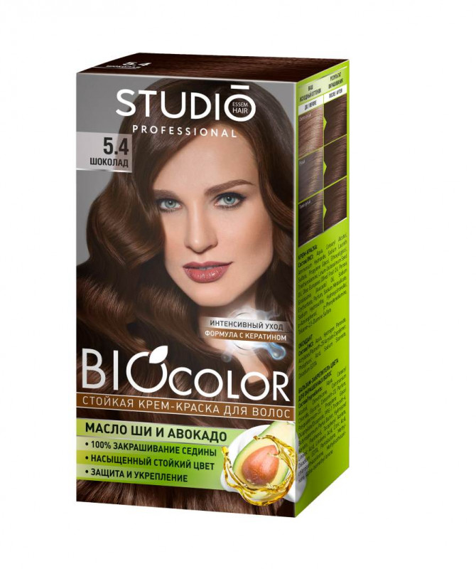 Стойкая крем-краска д/волос Biocolor(Биоколор) 5.4 шоколад 50/50/15мл