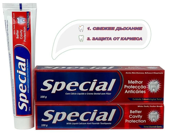 SPECIAL BETTER CAVITY зубная паста Комплексная защита 100г/к72