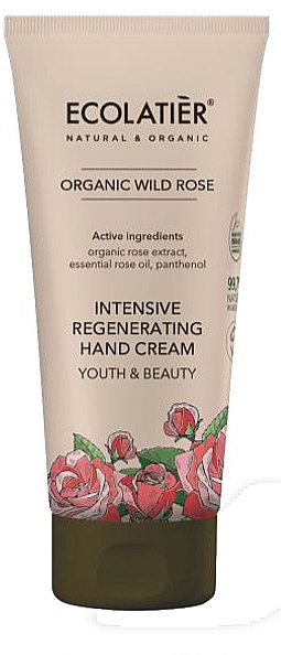 ECL GREEN Крем для рук Молодость & Красота Серия ORGANIC WILD ROSE, 100 мл