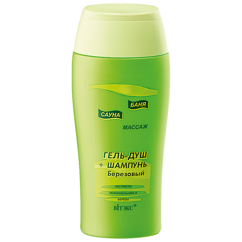 ВИТЭКС Баня Гель-душ+шамп.Березовый 300мл