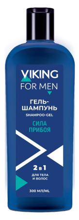 Viking: Гель-шампунь 2 в 1 Сила прибоя 300 мл