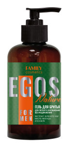 EGOS for men Гель для бритья Nature 285мл/к16