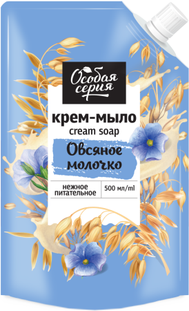 ОС Мыло Дой-пак 500мл Овсяное молочко