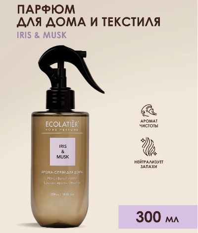 ECL Арома- спрей для дома IRIS&MUSK 300 мл