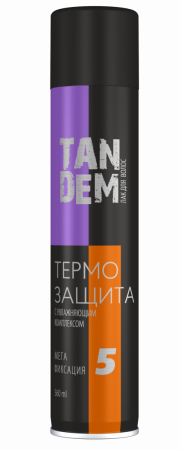 Лак TANDEM Термозащита 5 м/ф 360мл/12шт в кор 