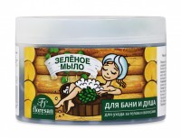 Ф Мыло для бани и душа нат.таежн."Зеленое"450г