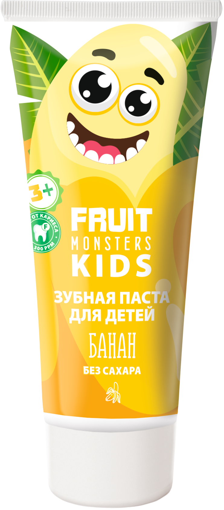 ФРУТОМОНСТРЫ Зубная паста детская Банан, 60 мл