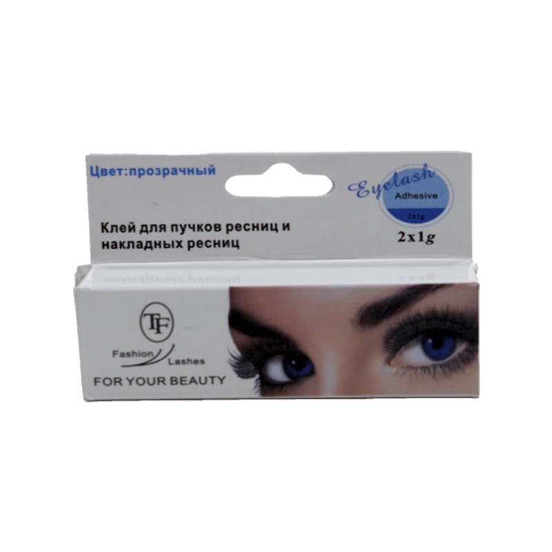 ТF Клей д/пучков/накл ресниц-прозрачный