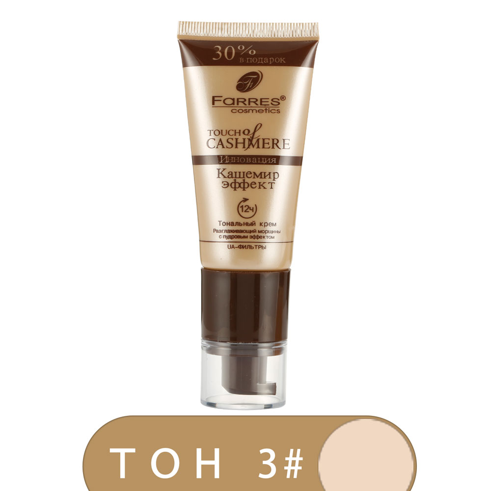 Farres Тональный крем Matte  MIX 4006 Touch Cashemere тон 3 персиковый