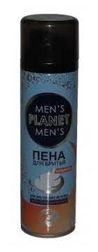 Пена для бритья MENS Planet CARBON для нормальной кожи 200мл