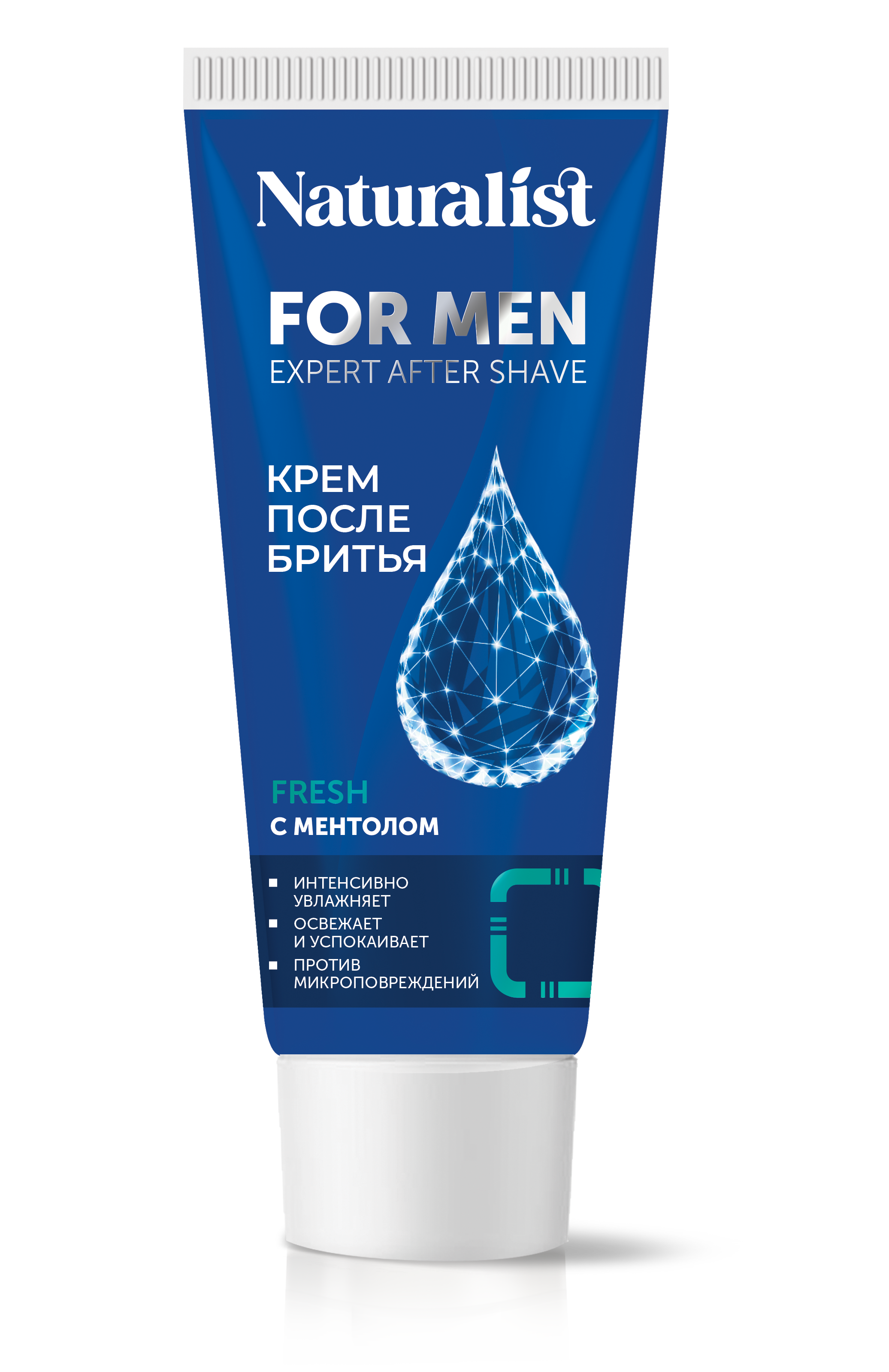 «NATURALIST» Крем после бритья с ментолом 75мл