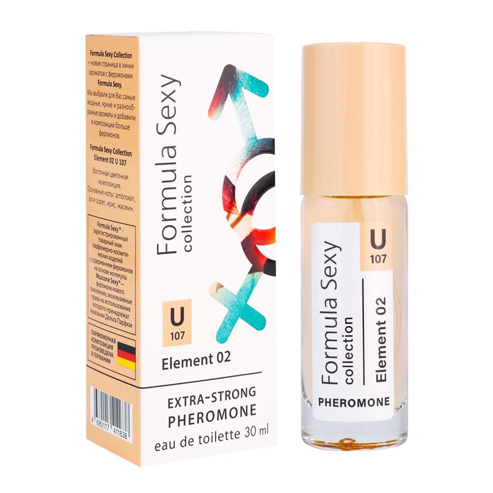FORMULA sexy Element 02 U107 (Ж)  30ml т/в с феромонами