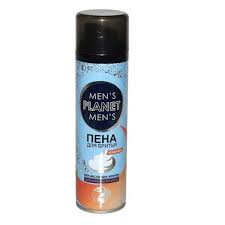 Пена для бритья MENS Planet для нормальной кожи 200мл