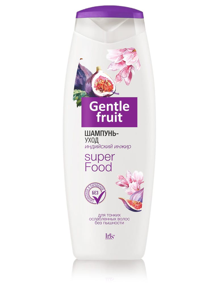 IRIS GENTLE FRUIT Шампунь-уход Индийский инжир флакон 400мл