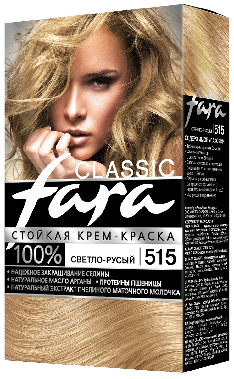 Краска д/волос Фара 515 светло-русый