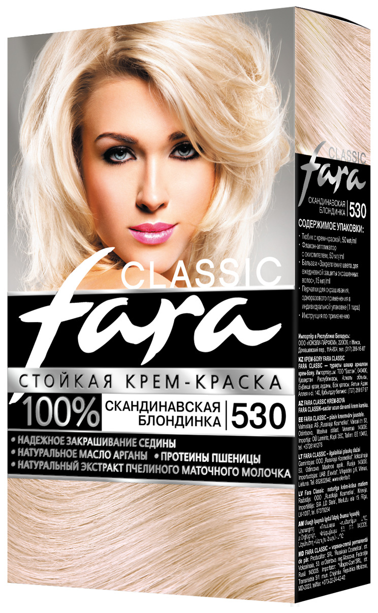 Краска д/волос Фара 530 скандин.блондинка