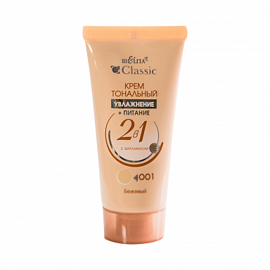 Белита Тон.крем Увлаж.+питание т.01беж 30мл