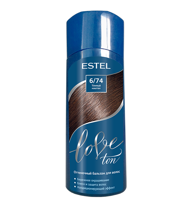 ESTEL LOVE Оттеночный бальзам д/волос №6/74 темный каштан