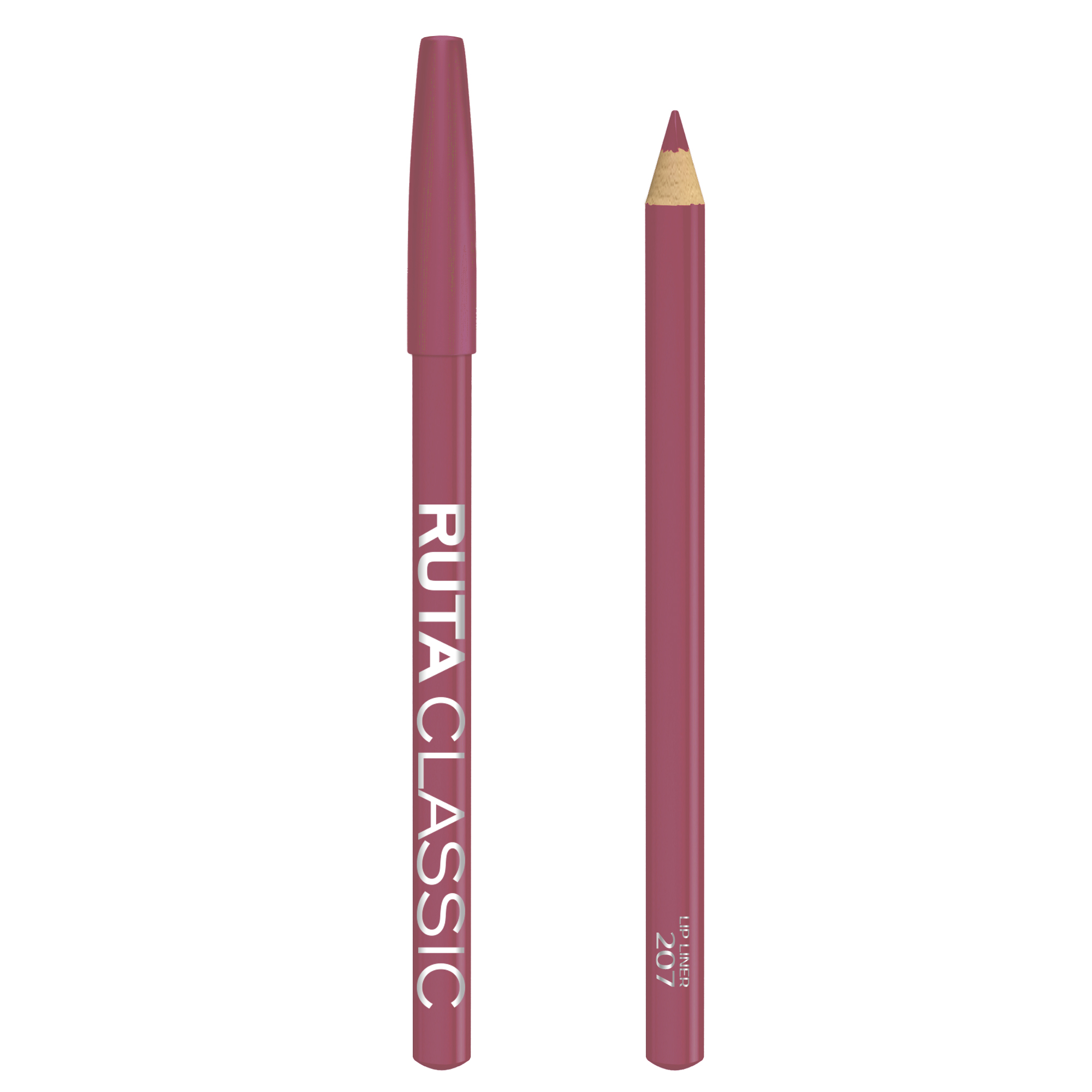 RUTA Карандаш д/губ CLASSIC 207 холодный малиновый