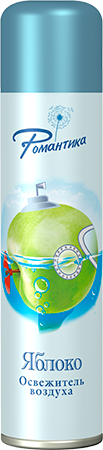 Освежитель Романтика Яблоко 300мл /12шт в кор