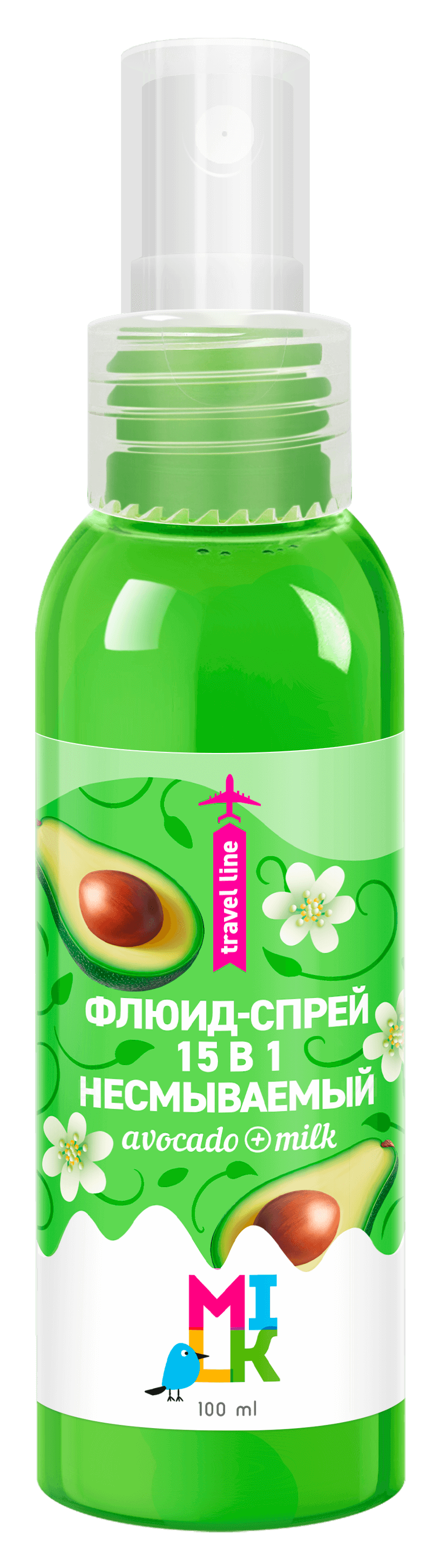 МИЛК ХН Флюид-спрей 15в1 несмываемый 100мл