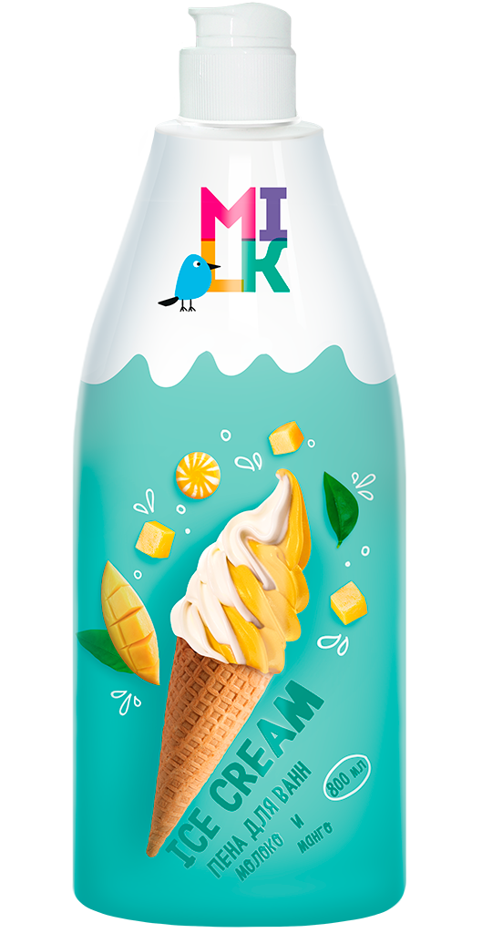 МИЛК ХН Пена д/ванн Молоко и манго 800мл