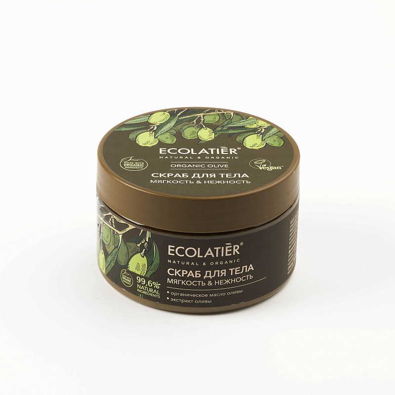 ECL GREEN Скраб д/тела Мягк. & Нежн. Серия ORGANIC OLIVE, 300 г